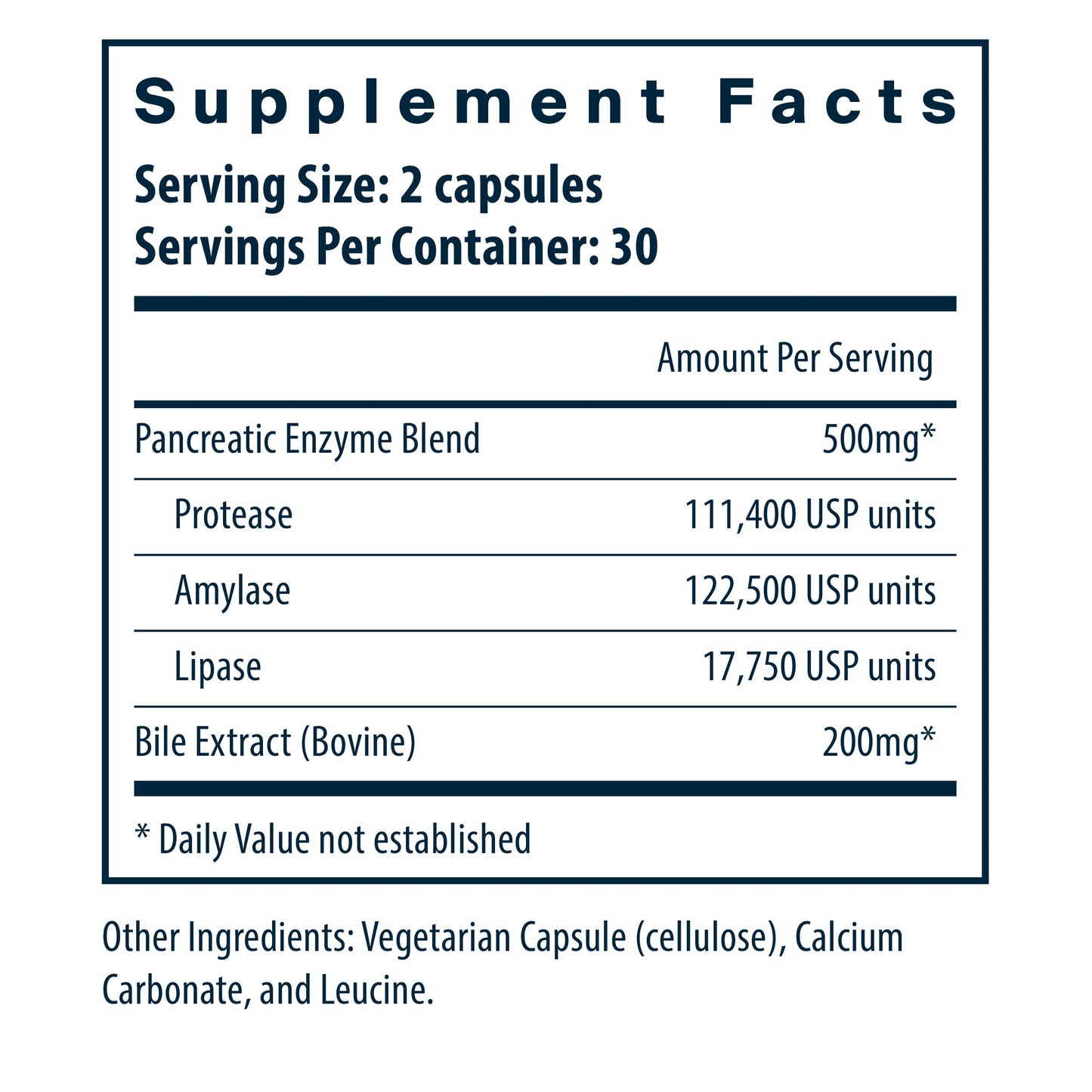 Pancreatin & Ox Bile Extract
