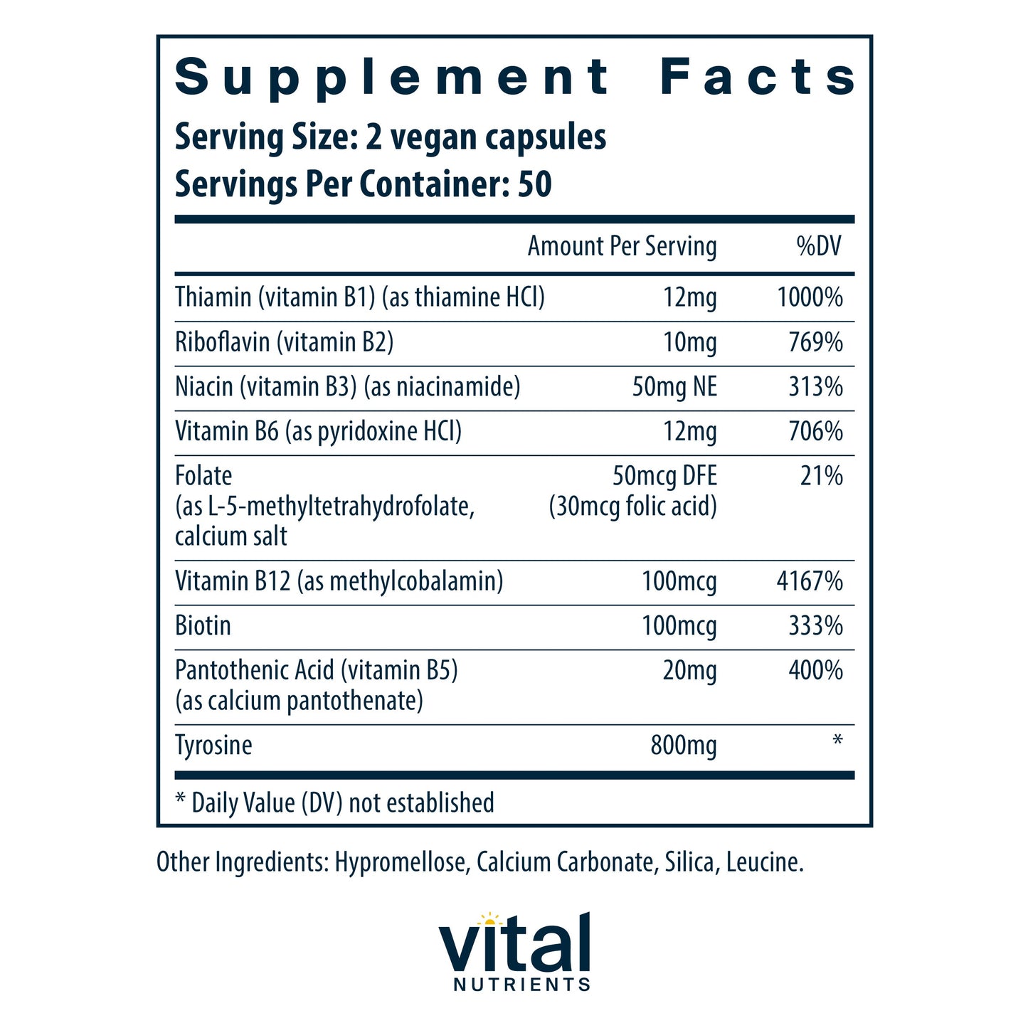 Tyrosine and B-Vitamins