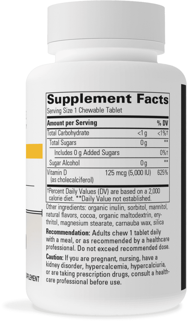 Vitamin D3 5000IU Chewable