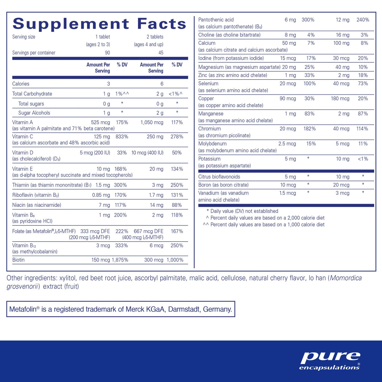 PurePals w/out Iron (cherry chewable)