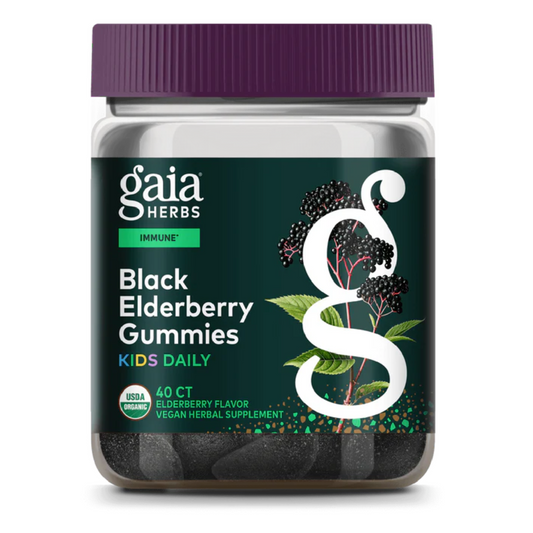 GaiaKids Black Elderberry Daily Gummies