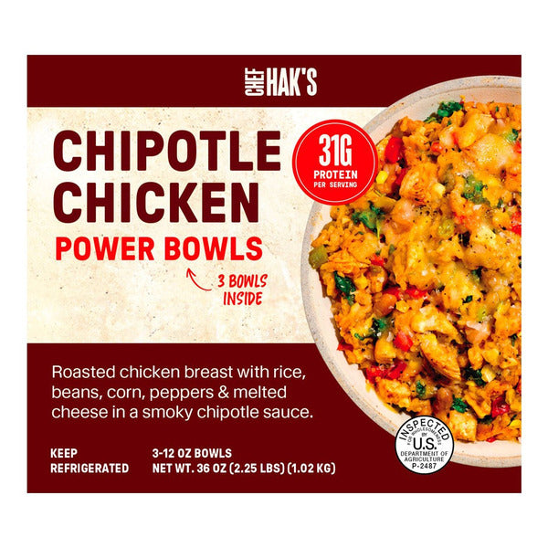 Chef Hak's Chipotle Chicken Power Bowls