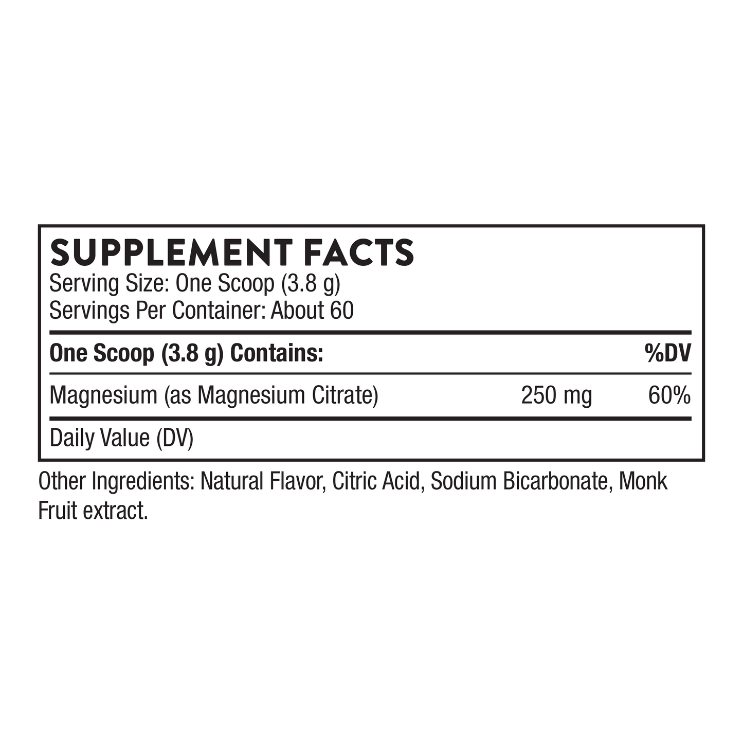 Magnesium Citrate Powder
