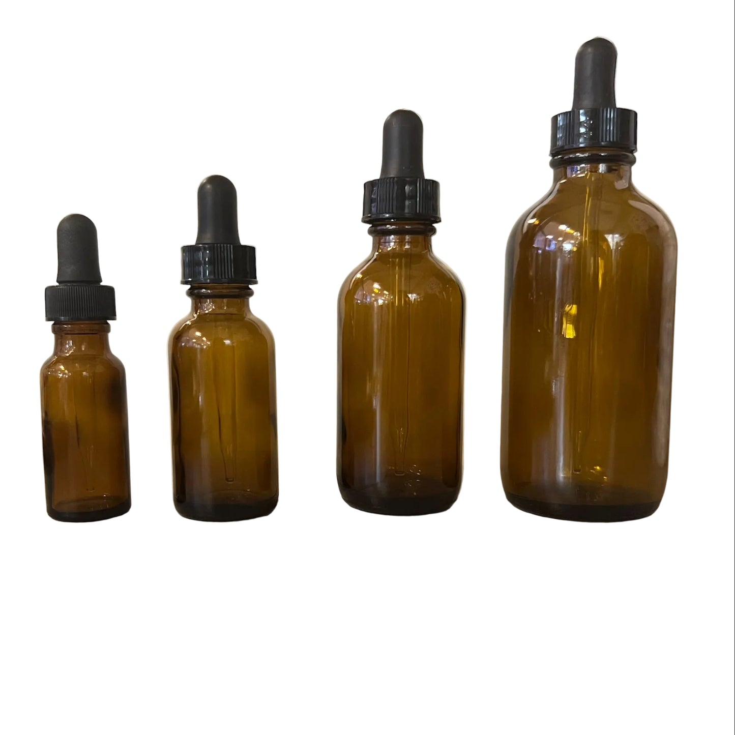 Glass Bottles and Droppers