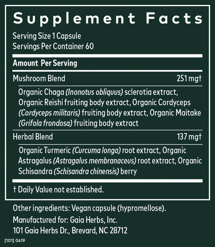 Mushrooms + Herbs Everyday Immune