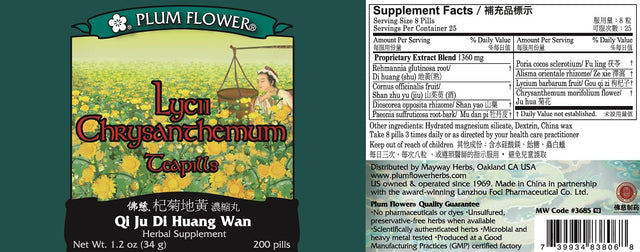 Lycii Chrysanthemum Teapills